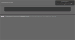 Desktop Screenshot of fourteenstyle.com